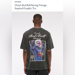 Abercrombie& Fitch Oracle Red Bull Racing Vintage Inspired Graphic Tee - NWT